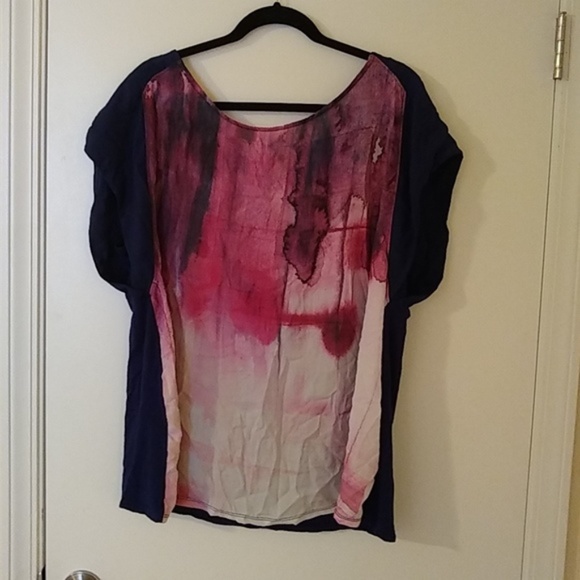 Harlowe & Graham Tops - Harlow & Graham Watercolor Top